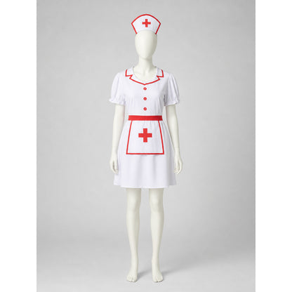 Medical Costume with Dress and Cap