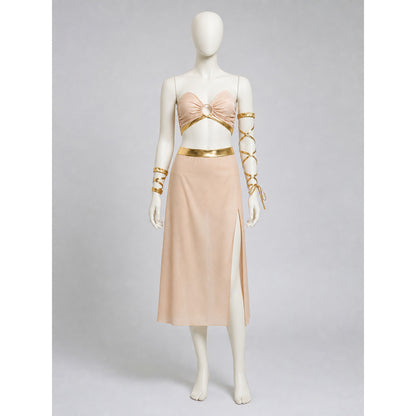 Stage Costume: Top and Long Skirt with Slit