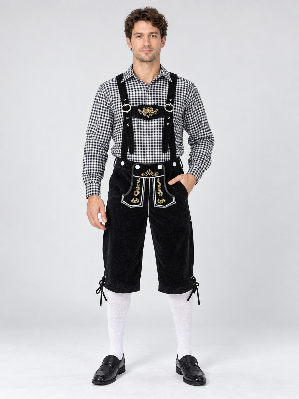Oktoberfest Costume: Shirt and Suspender Pants
