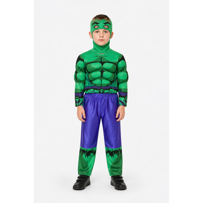 Hulk Costume with Mask and Sculpted Muscles main product view