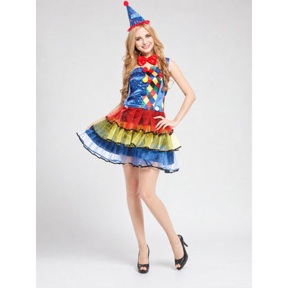 Clown Costume with Hat and Accessories