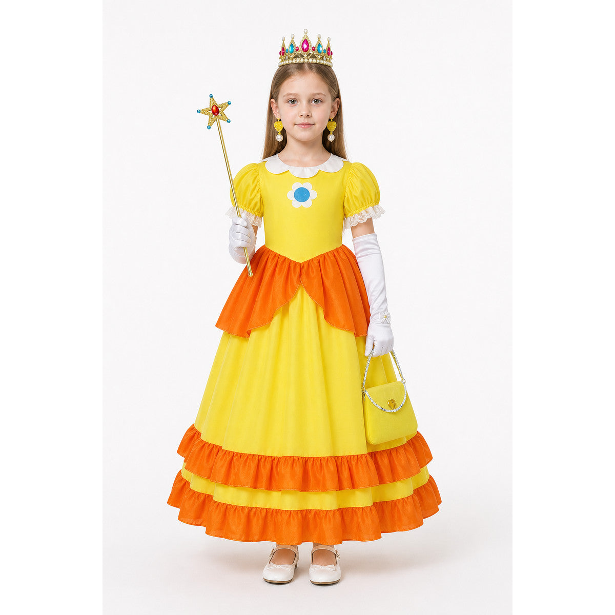 Carnival Dress-Up Costume with Crown and Magic Wand main product view