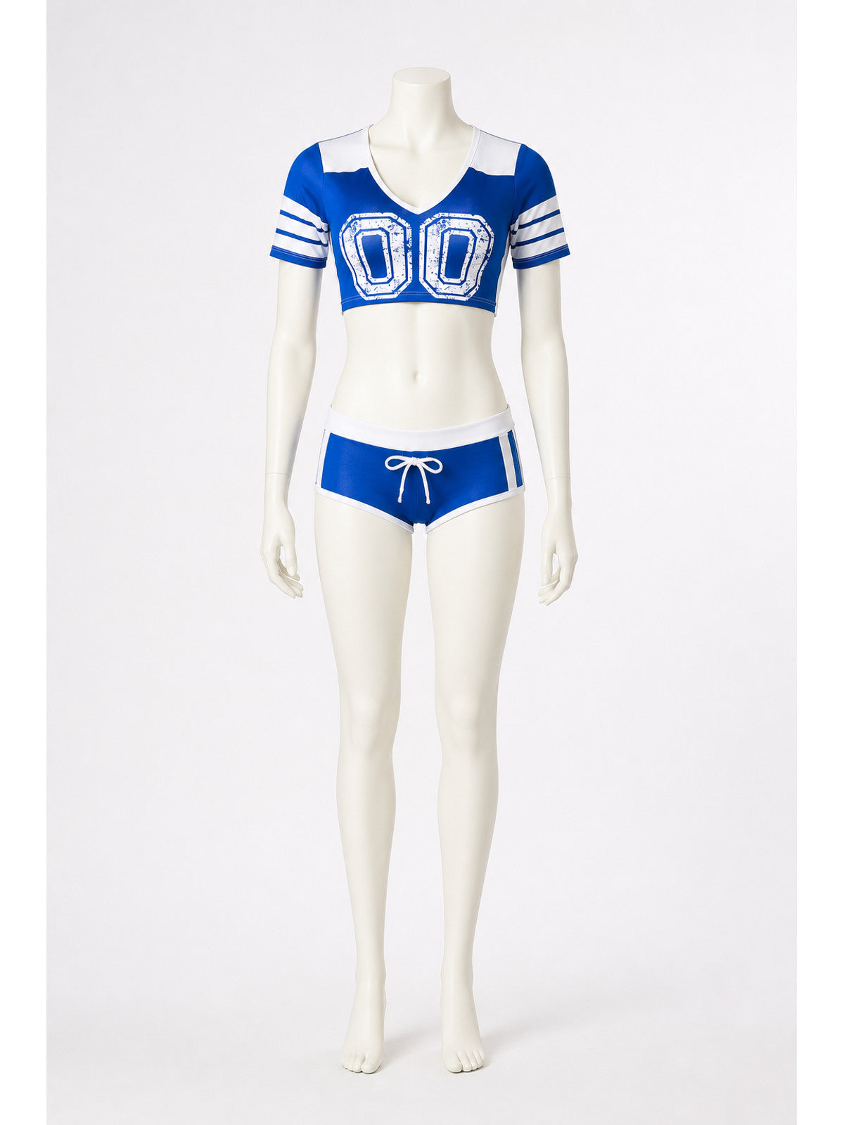 Blue and White Stage Costume with Number 00 main product view