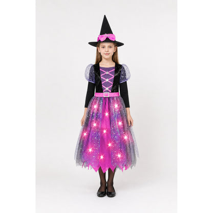 Carnival Costume with Hat and Broom, Dress