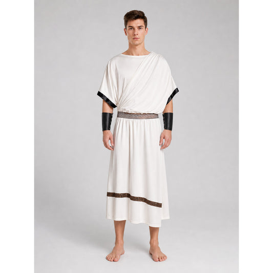 Ancient Greek Draped Tunic with Trim