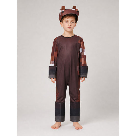 Horse Carnival Costume with Mask and Tail