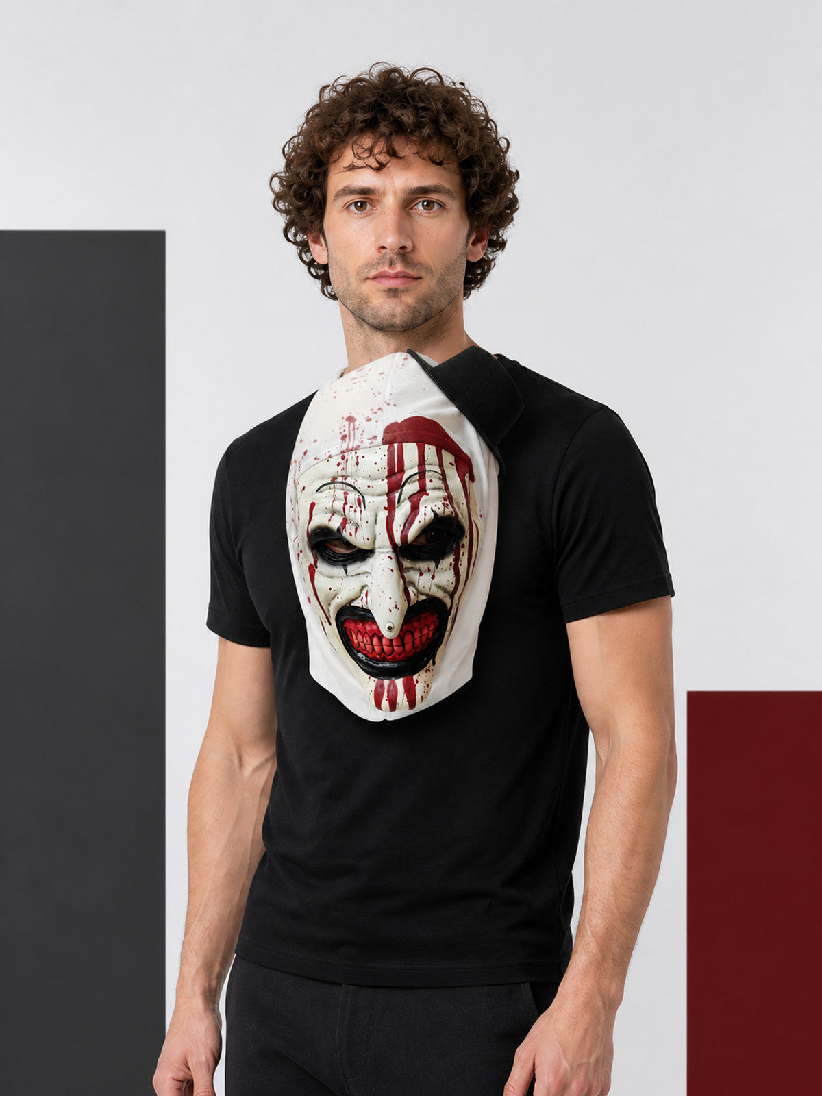 Horrifying Clown Carnival Mask for Halloween and Cosplay