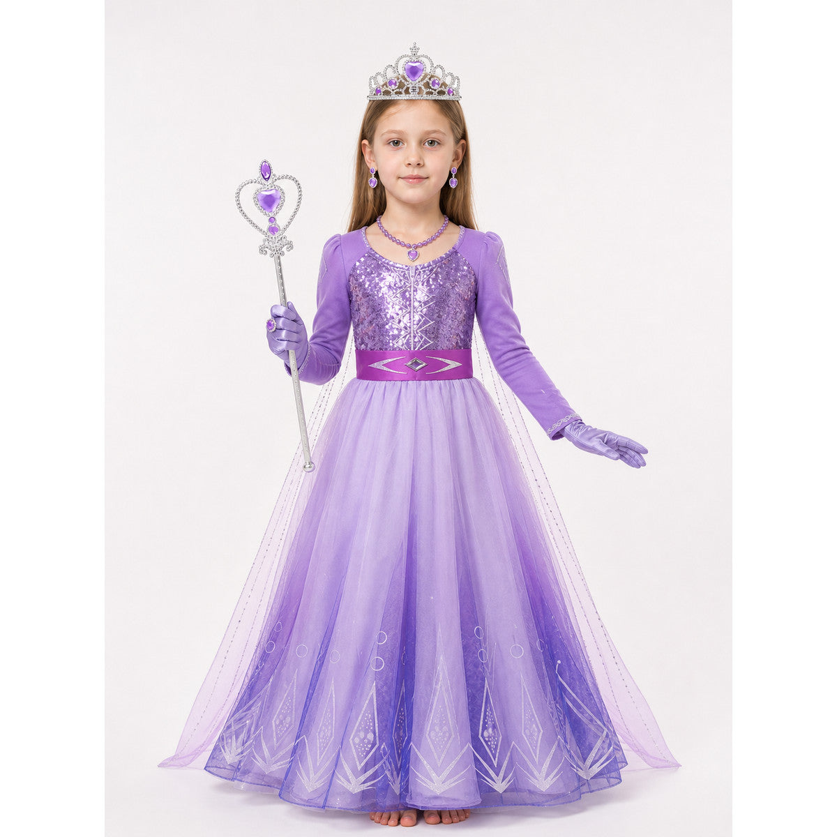Purple Princess Costume for Halloween main product view