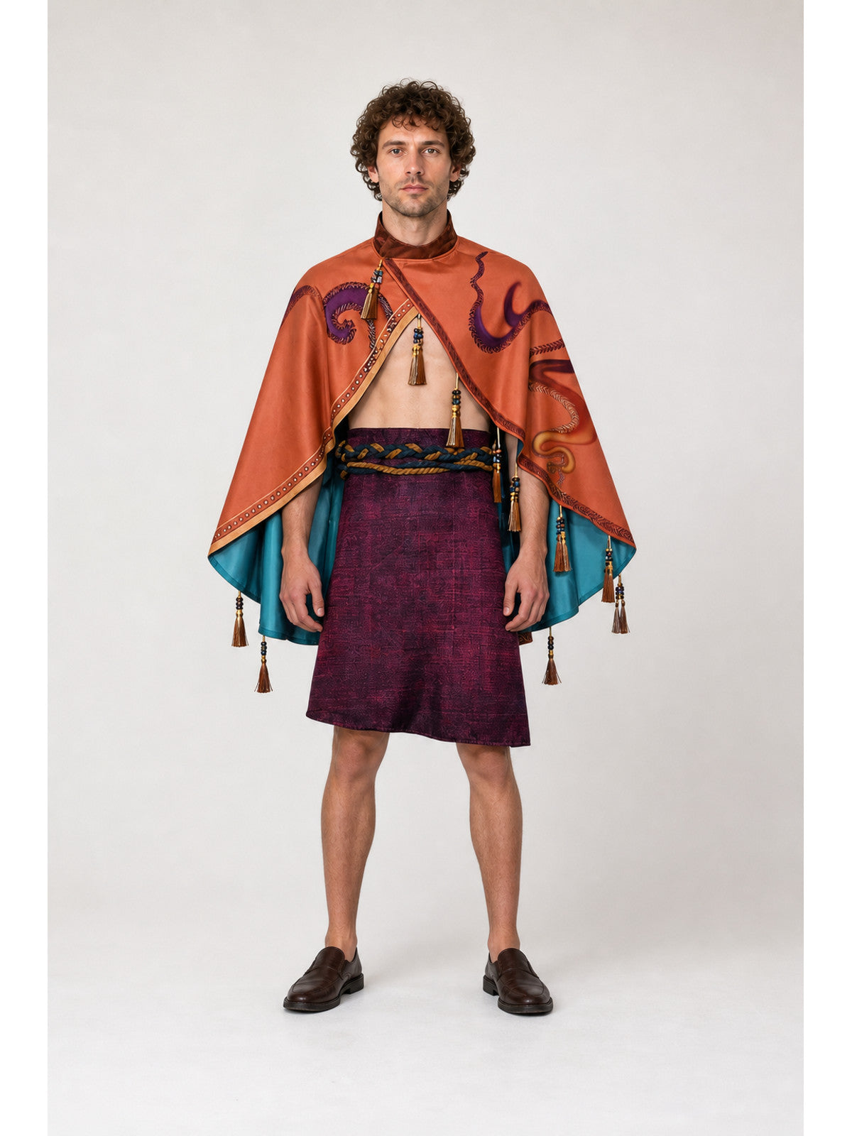 Avatar Cosplay Costume with Cape and Belt main product view