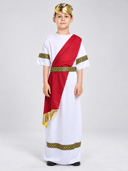 Kids' Egyptian-Style Costume with Headpiece and Belt