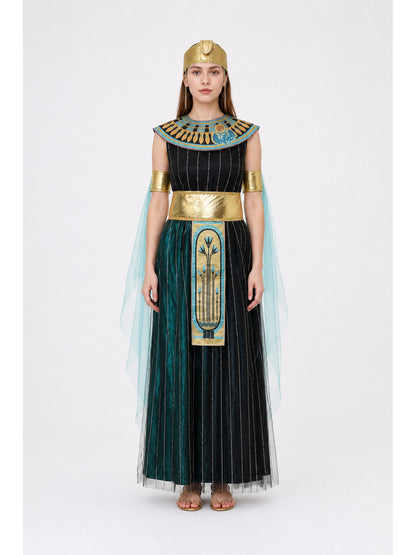 Egyptian-Style Costume with Gold Details