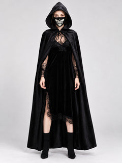 Costume Cloak with Hood and Mask