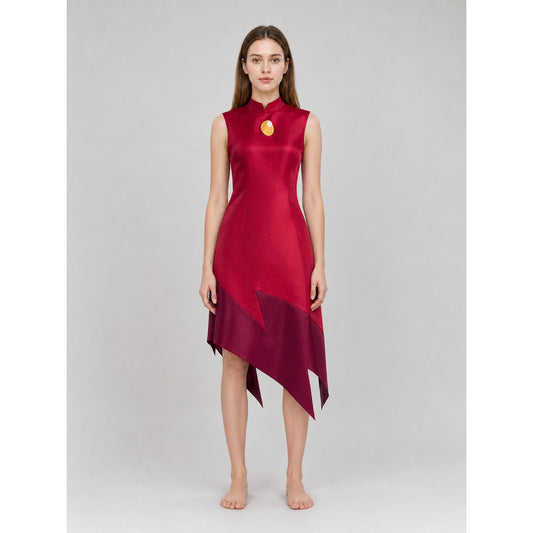 Edalyn cosplay dress in a school uniform style, red