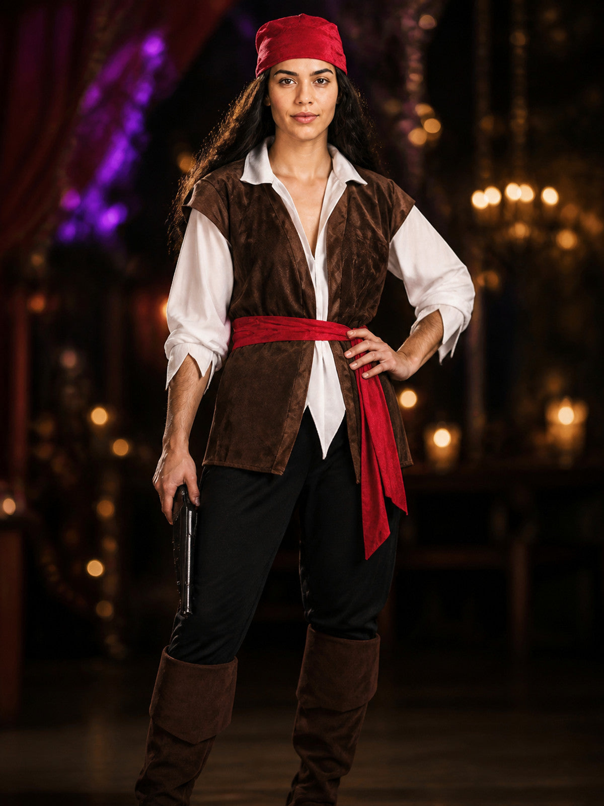 Captain Jack Pirate Costume for Cosplay and Halloween