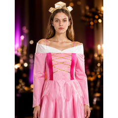 Long Off-the-Shoulder Princess Dress for Cosplay
