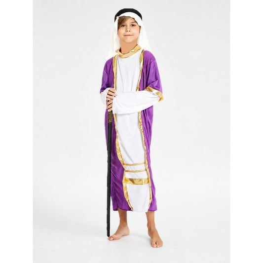 Kids' Arabian Costume with Cape and Headpiece