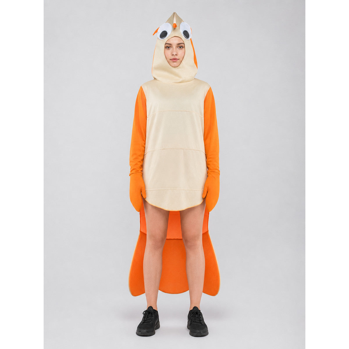 Shrimp One-Piece Costume with Hood