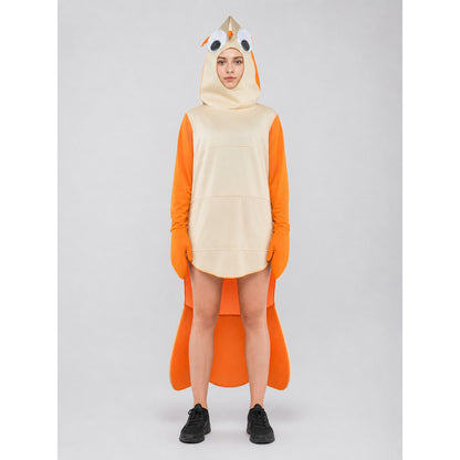 Shrimp One-Piece Costume with Hood