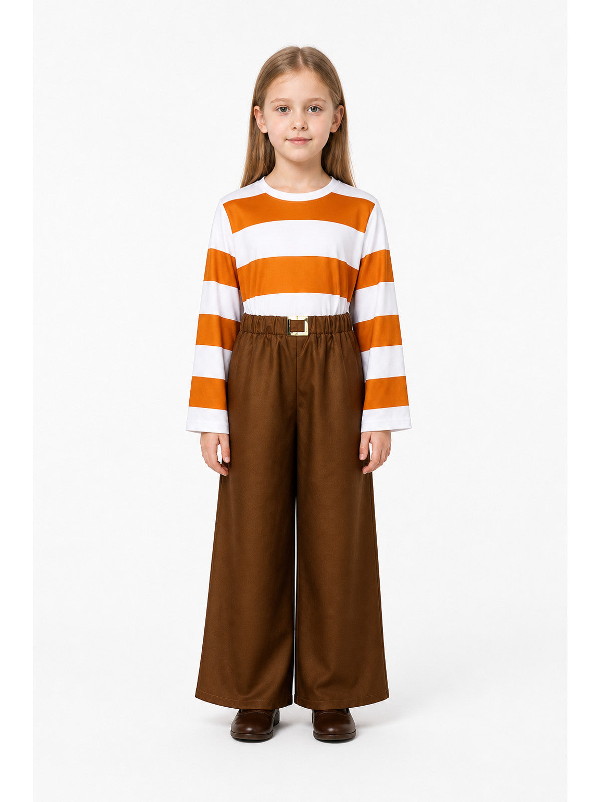 Children’s Inside Out 2 Costume: Striped Top and Pants main product view