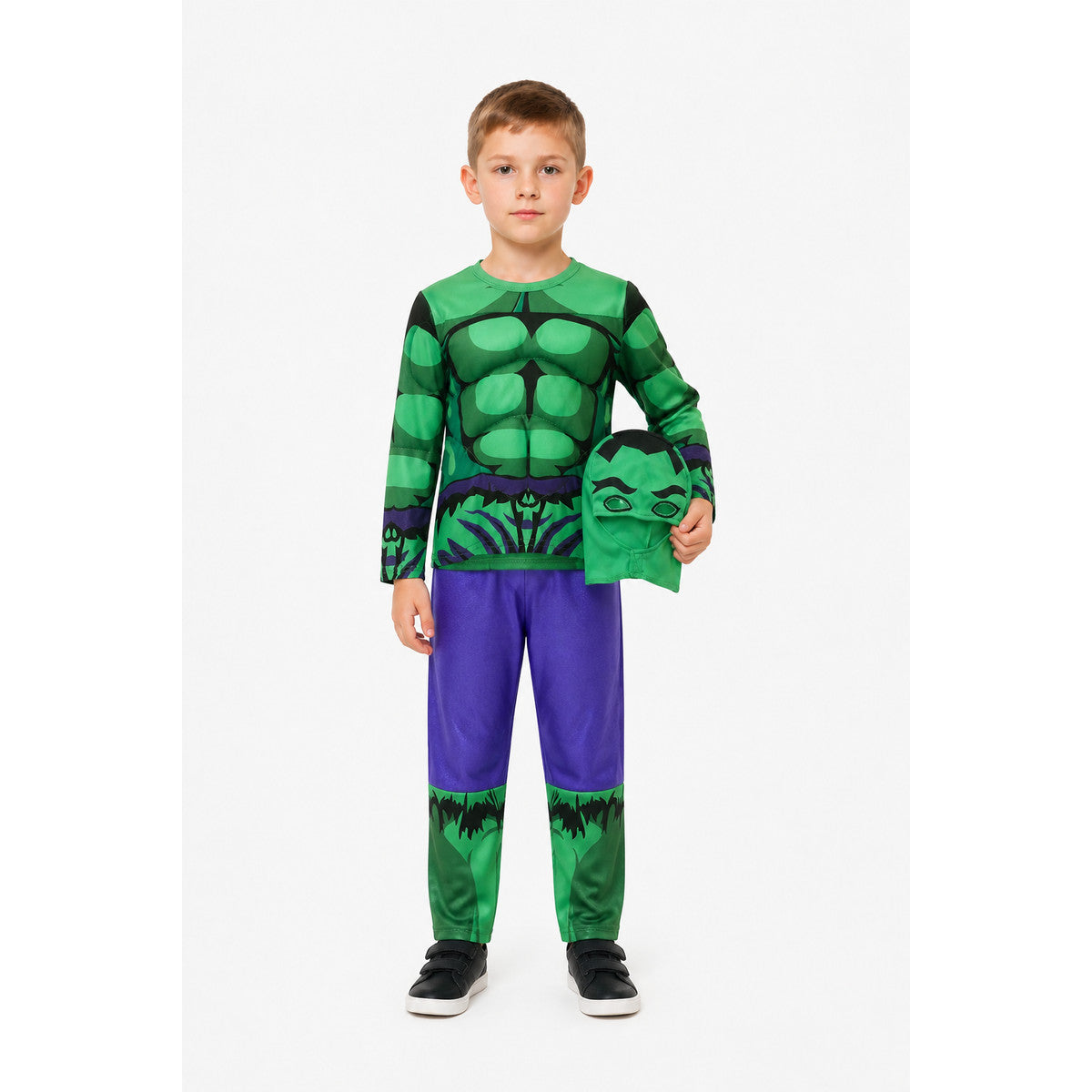 Hulk Costume for Kids with Muscles and Mask main product view