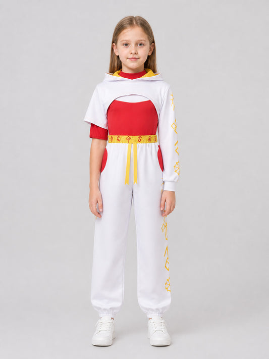 Zombie High School 4 Cosplay Costume, 3 Pieces on-model view