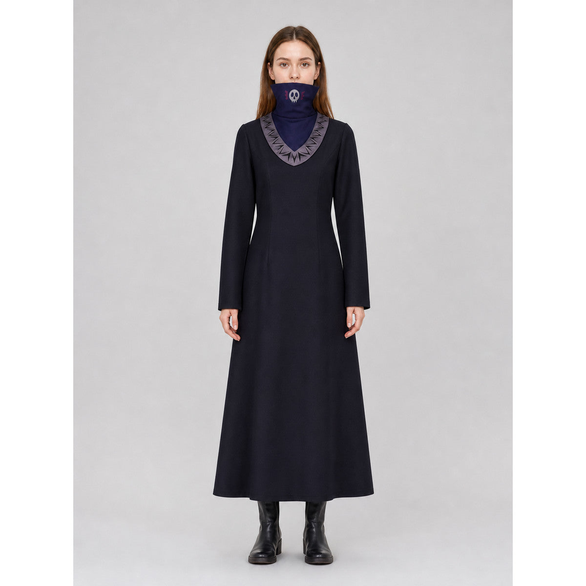 Kurapika Cosplay Costume, Long Robe with High Collar