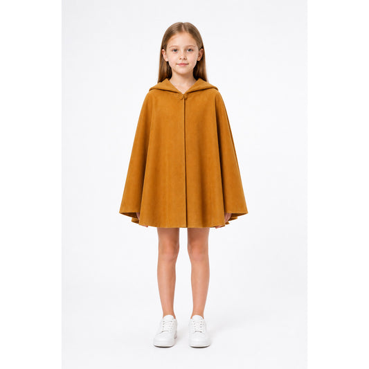 Holly Kids' Hooded Halloween Cloak, Beige main product view
