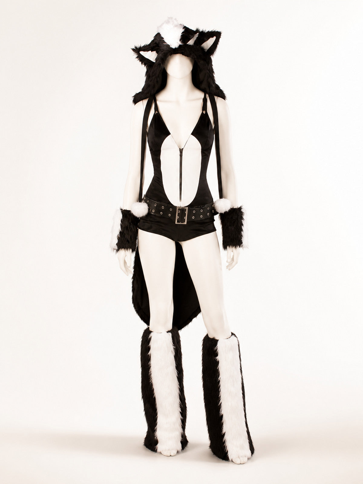 Black-and-White Animal Costume Set for Halloween main product view