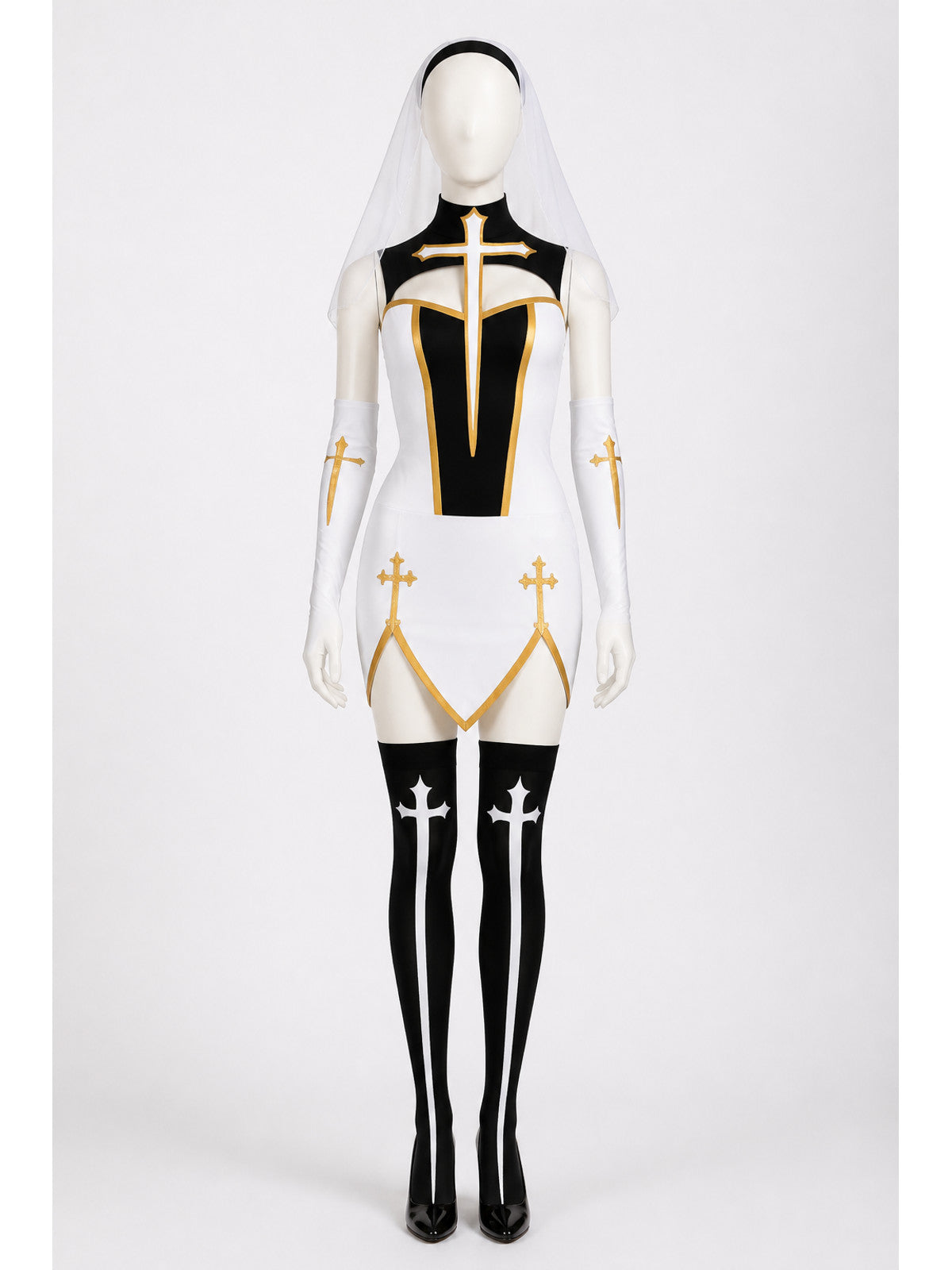 Ritual Vestment with Veil and Crosses main product view