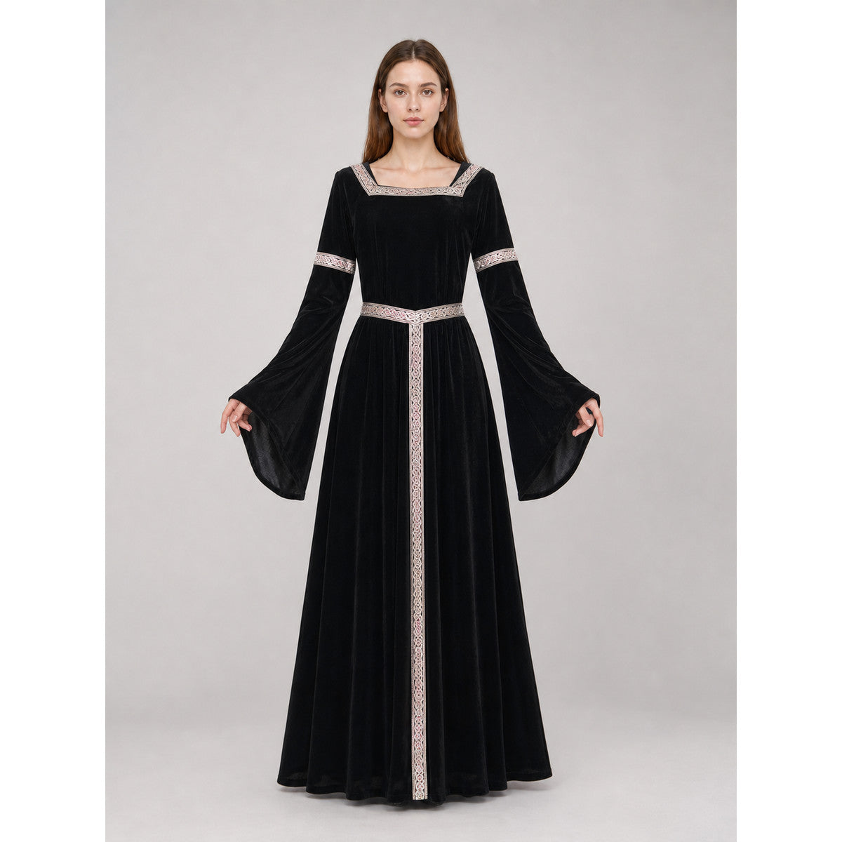 Zombie Costume, Medieval Hooded Dress
