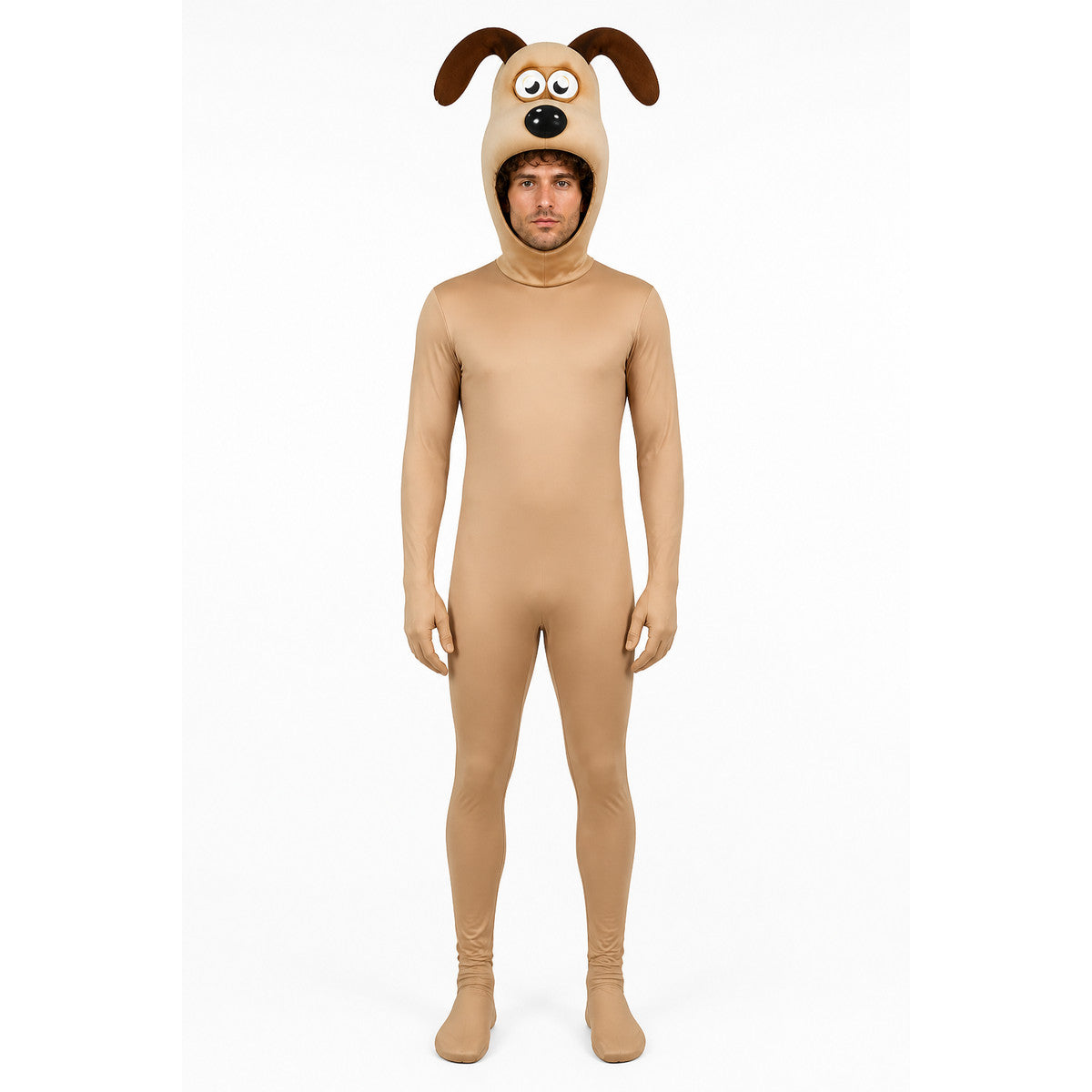 Animal Character Hooded Jumpsuit Costume with Ears main product view