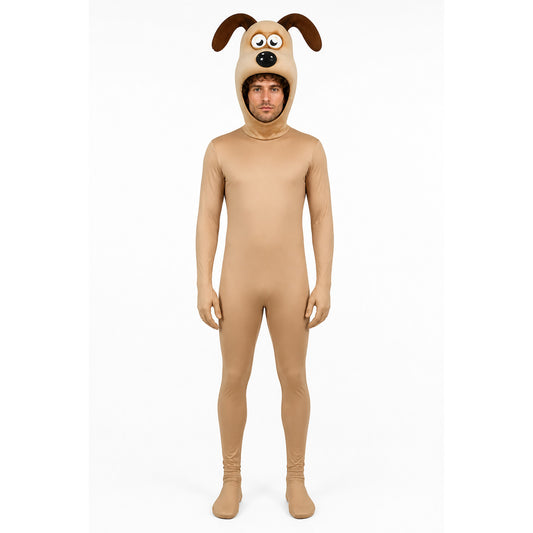 Animal Character Hooded Jumpsuit Costume with Ears main product view