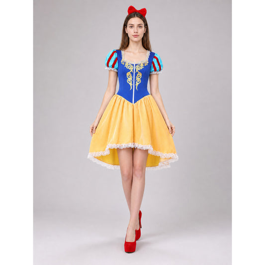 Snow White Costume Dress with Cape