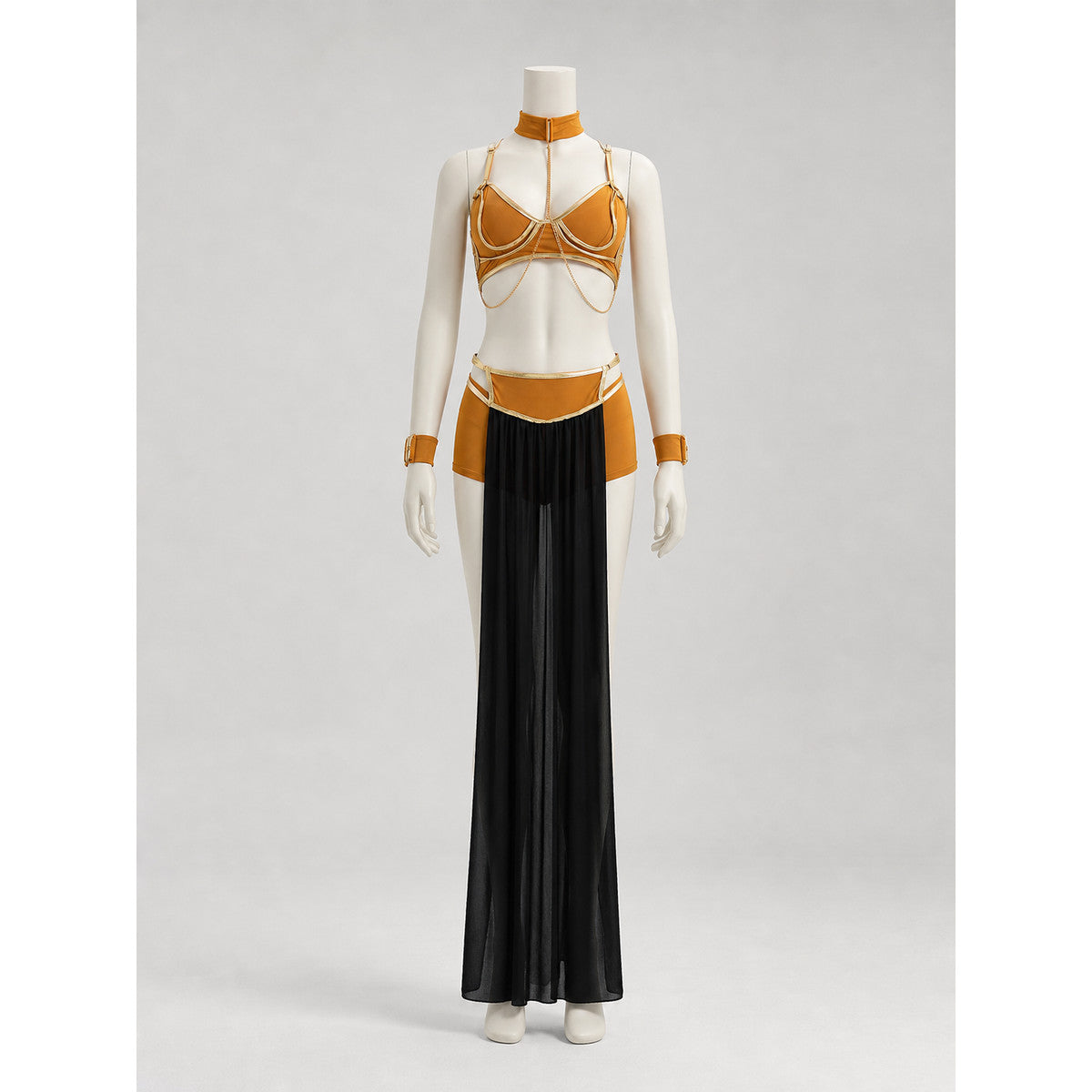 Stage cosplay costume with top and skirt