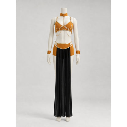 Stage cosplay costume with top and skirt