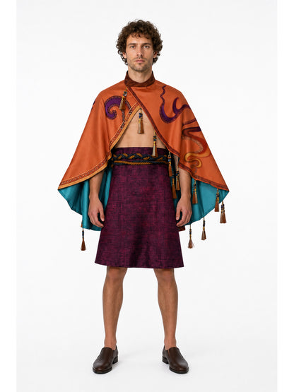 Avatar 3 Cosplay Costume with Cape, Apron, and Belt