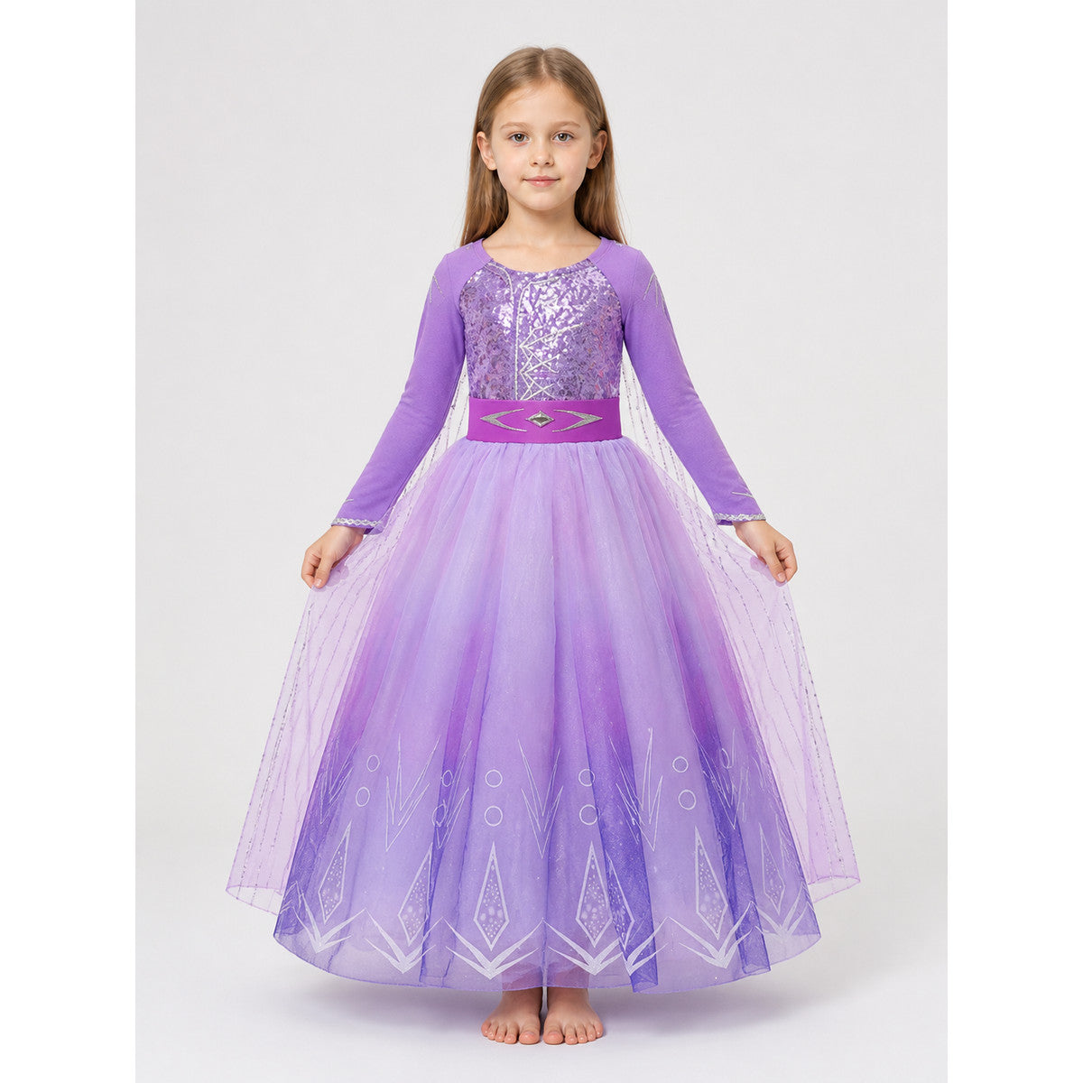Purple Princess Carnival Costume for Halloween
