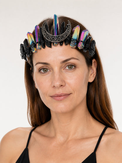 Costume Headband with Crystals and Moon main product view