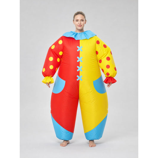 Inflatable Clown Costume for Parties and Halloween on-model view