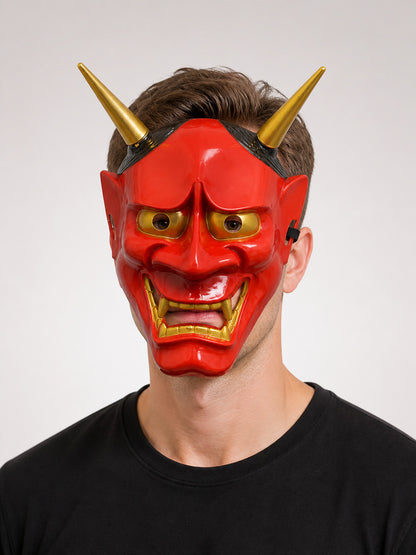 Carnival Headpiece with Red Demon Horns main product view