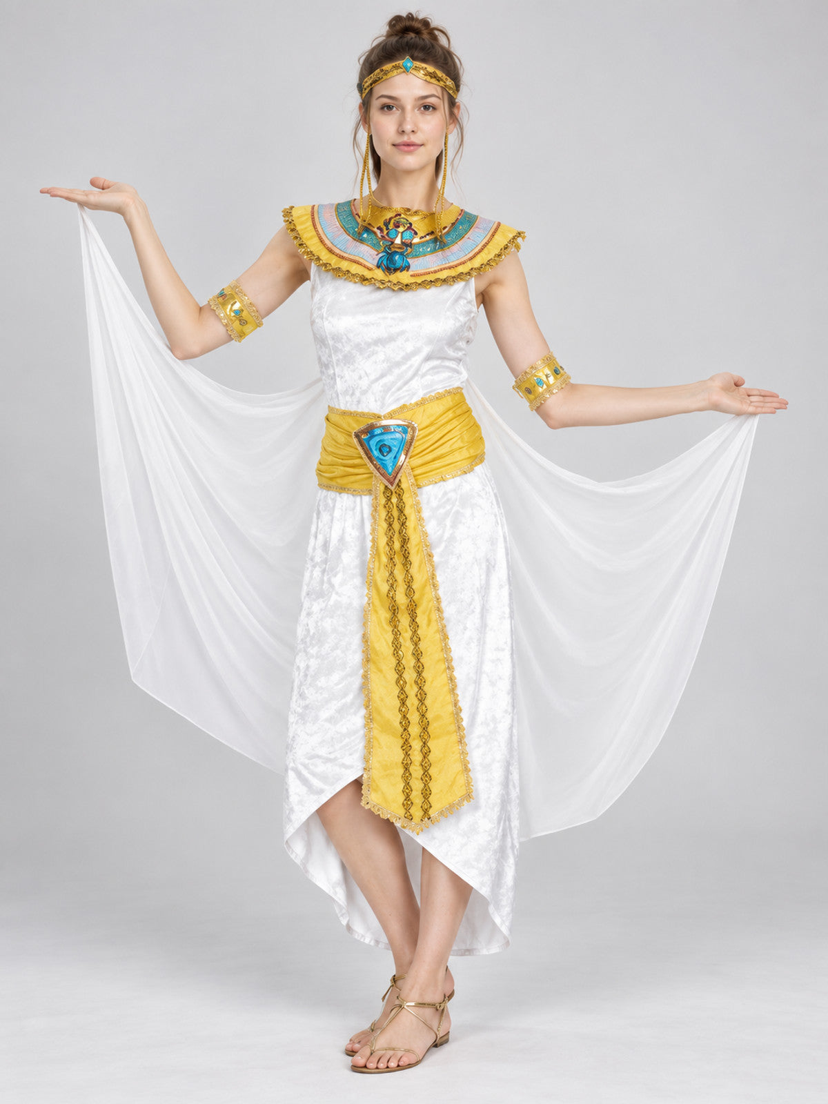 Ancient Egyptian Style Draped Carnival Costume