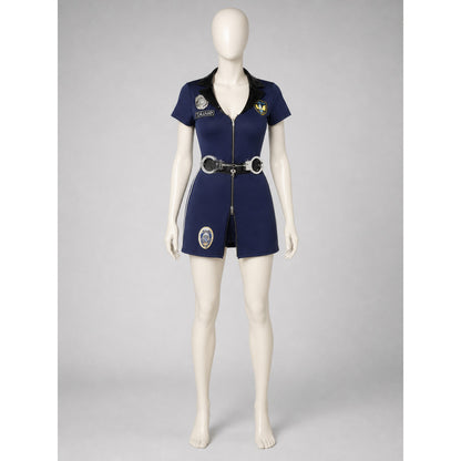 Police Officer Cosplay Costume, One-Piece Jumpsuit