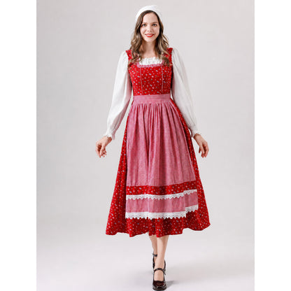 Retro Little Red Riding Hood Cosplay Dress