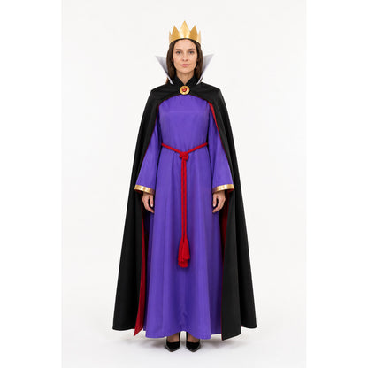 Snow White Evil Queen Costume – Dress, Cape, Crown main product view