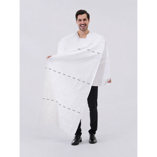 Toilet Paper Costume for Halloween and Stage Shows on-model view