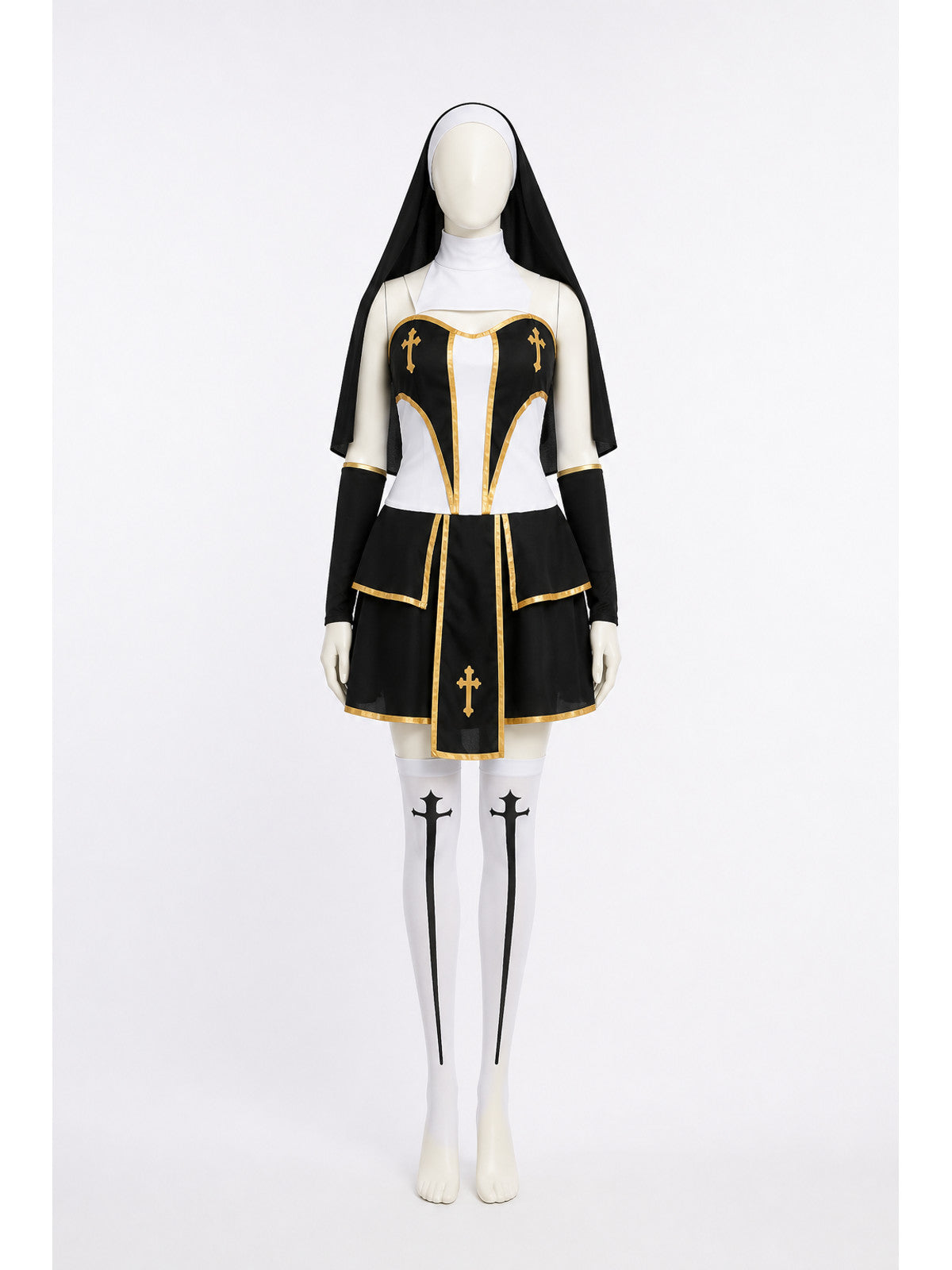 Religious Halloween Costume with a Cross main product view
