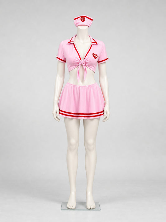 Medical-Themed Role-Play Costume with Skirt main product view