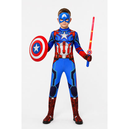 Children's Captain America Costume with Mask main product view