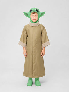 Baby Yoda Costume: Robe, Jumpsuit, and Headwear