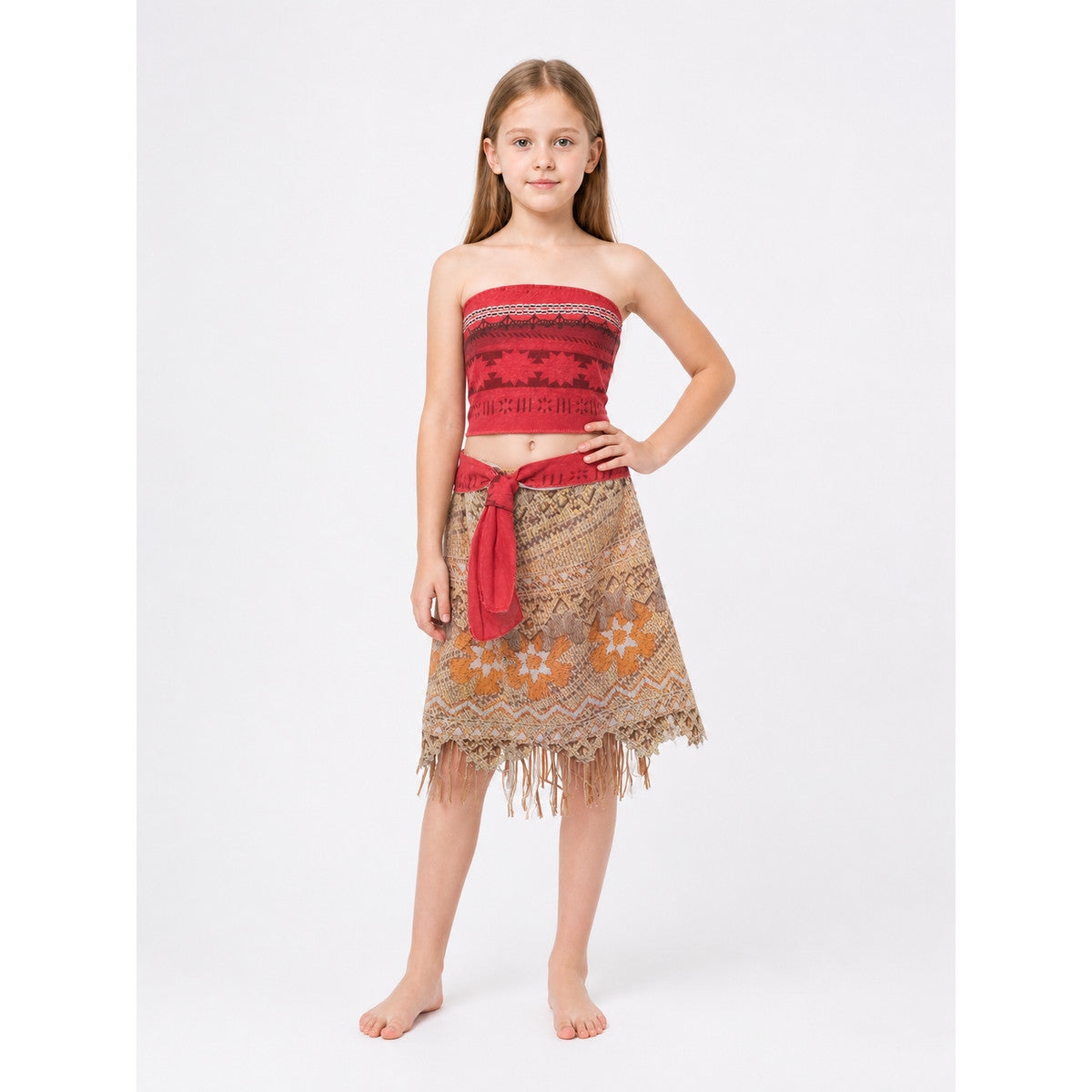 Fringed Princess Costume for Carnival and Cosplay main product view
